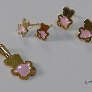 Pendiente rosa Teddy & Butterfly (copia)